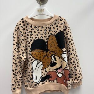 Leopard Print Cartoon Sweatshirt